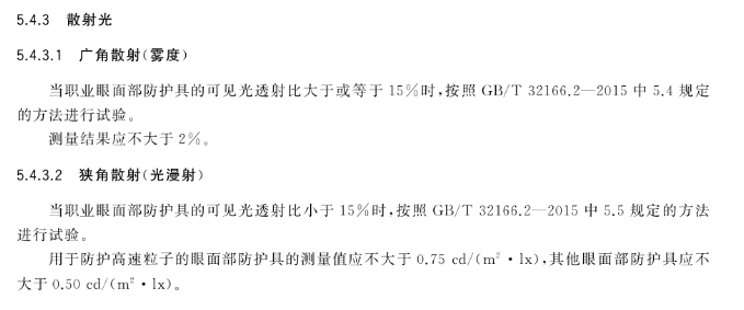 医用护目镜GB 32166标准光学要求